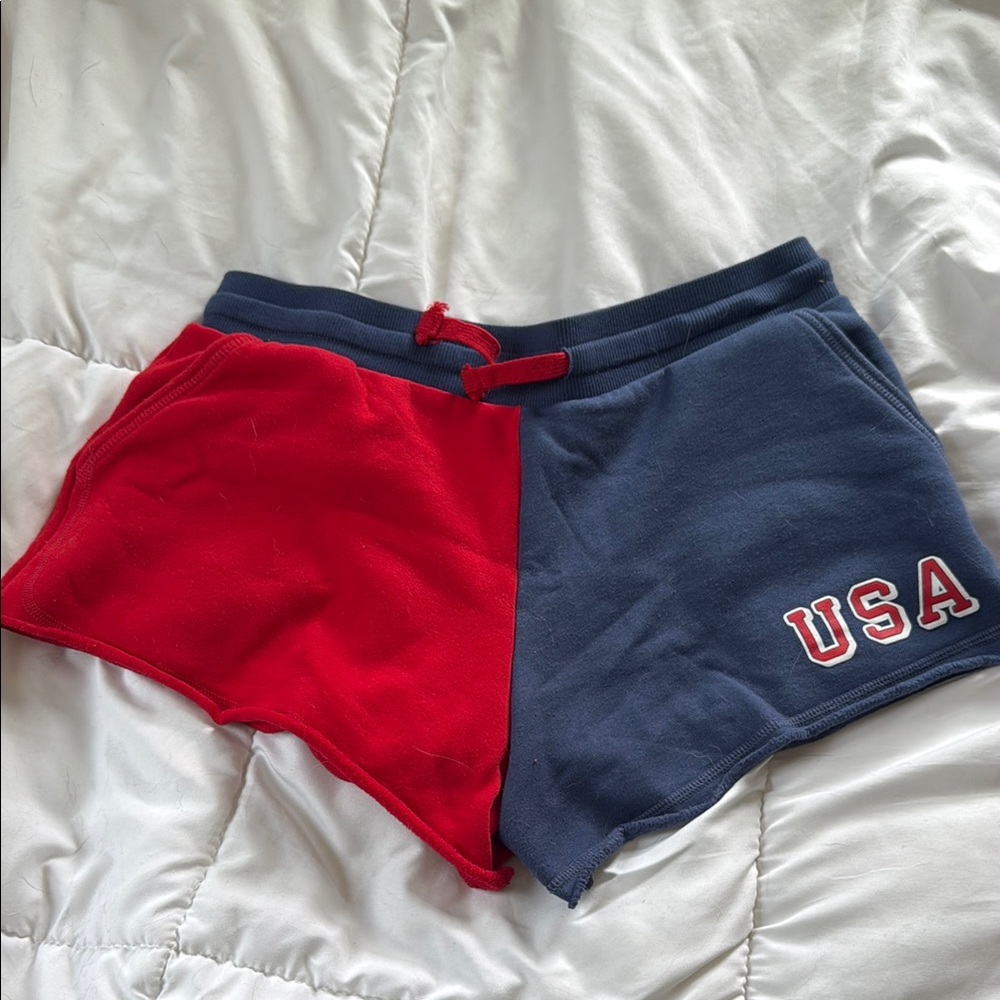 USA Red and Blue Women's Shorts